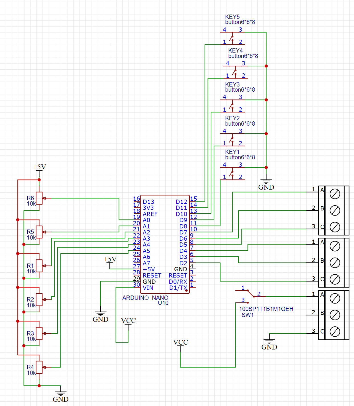 Arduino Nano Servo/Robot Arm Driver